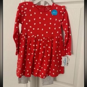NWT Valentine’s Toddler Girl Set
